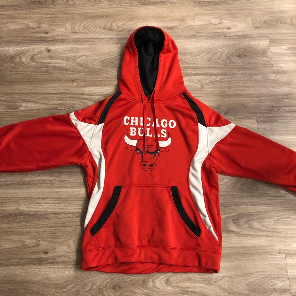 Red Chicago Bulls Hoodie